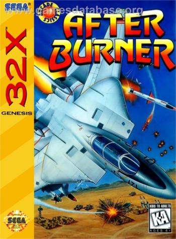 Cover After Burner Complete for Sega 32X